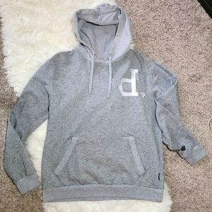 Diamond Supply Co. Two tone grey logo hoodie sz S